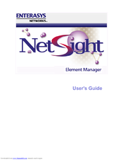 Enterasys NetSight Element Manager User Manual