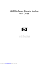 HP AB300A User Manual