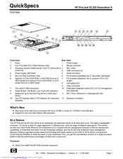 HP ProLiant PC2-6400 Quickspecs