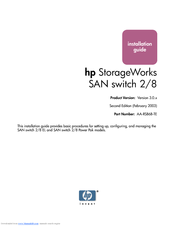 HP AA-RSB6B-TE Installation Manual