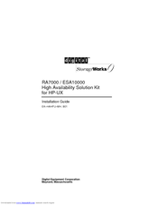 Digital Equipment StorageWorks ESA10000 Installation Manual