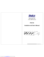 Dulce systems PRO RX Installation And User Manual