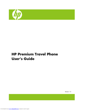 HP Premium Travel Phone User Manual