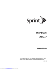 HTC Hero Sprint User Manual
