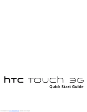 HTC JADE100 Quick Start Manual