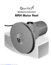 Gleason Reel Motor Reel MRH Maintenance Instructions Manual