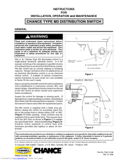 Hubbell CHANCE M3 Installation, Operation And Maintenance