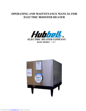 Hubbell A1540 Maintenance Manual