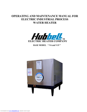 Hubbell V15 Operating And Maintenance Manual
