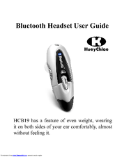 Huey Chiao HCB19 User Manual