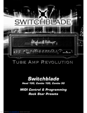 Hughes & Kettner Switchblade Tube Amp Revolution Programming Manual
