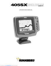 Humminbird SINGLEBEAM 405SX Operation Manual