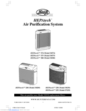 Hunter HEPAtech 380 User Manual