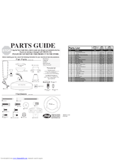 Hunter 23965 Parts Manual