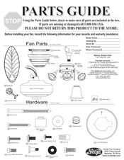 Hunter 23970 Parts Manual