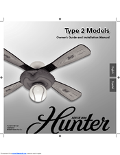 Hunter Baseball 23252 Owner's Manual And Installation Manual