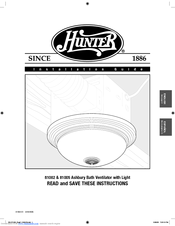 Hunter Ashbury 81002 Installation Manual