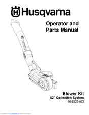 Husqvarna 966529103 Operating And Parts Manual