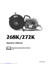 Husqvarna 268K, 272K Operator's Manual
