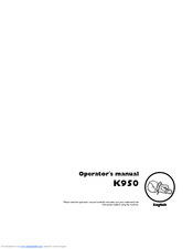 Husqvarna K950 Operator's Manual