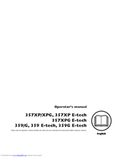 Husqvarna 357XPG E-tech Operator's Manual