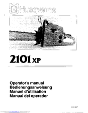 Husqvarna 2101xp Operator's Manual