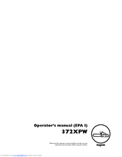 Husqvarna 372XPW Operator's Manual