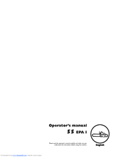 Husqvarna 55 EPA I Operator's Manual
