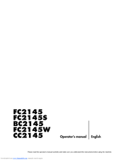 Husqvarna FC2145W Operator's Manual