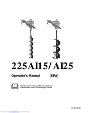 Husqvarna 225AI15/AI25 Operator's Manual