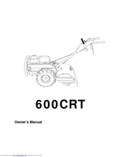 Husqvarna 600CRT Owner's Manual