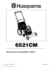 Husqvarna 6521CM Owner's Manual