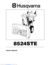 Husqvarna 8524STE Owner's Manual