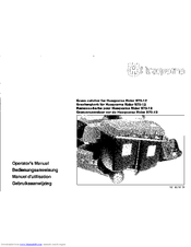 Husqvarna 970-12 Operator's Manual
