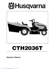 Husqvarna CTH2036T Operator's Manual