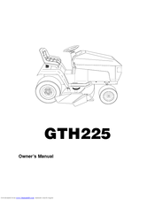 Husqvarna GTH225 Owner's Manual
