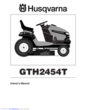 Husqvarna GTH2454T Owner's Manual