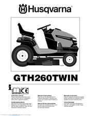 Husqvarna GTH260TWIN Instruction Manual