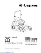 Husqvarna iZ4821KAA iZ5223KAA iZ5223 Manuals ManualsLib