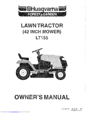 Husqvarna LT155 Owner's Manual