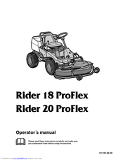 Husqvarna 20 ProFlex Operator's Manual