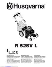 Husqvarna R52SVL Instruction Manual