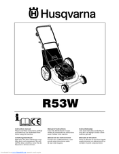 Husqvarna R53W Instruction Manual