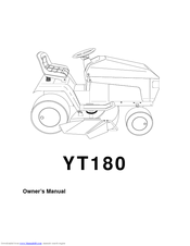 Husqvarna YT180 Owner's Manual