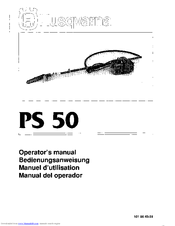 Husqvarna PS 50 Operator's Manual