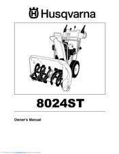 Husqvarna 8024ST Owner's Manual