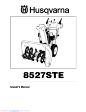 Husqvarna 8527 STE Owner's Manual