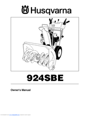 Husqvarna 924SBE Owner's Manual