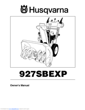 Husqvarna 927SBEXP Owner's Manual