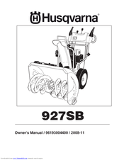 Husqvarna 927SB Owner's Manual